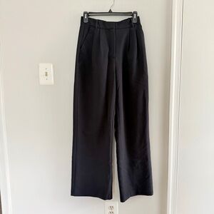Abercrombie & Fitch Black Wide Leg Pants